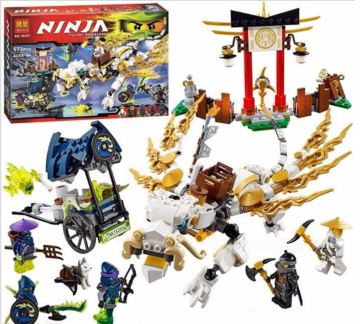 Конструктор лего Ninjago Bela 10397 Дракон Сэнсэя Ву - фото 2 - id-p34796563