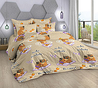 Ткань для постельного белья Поплин "Капибара"