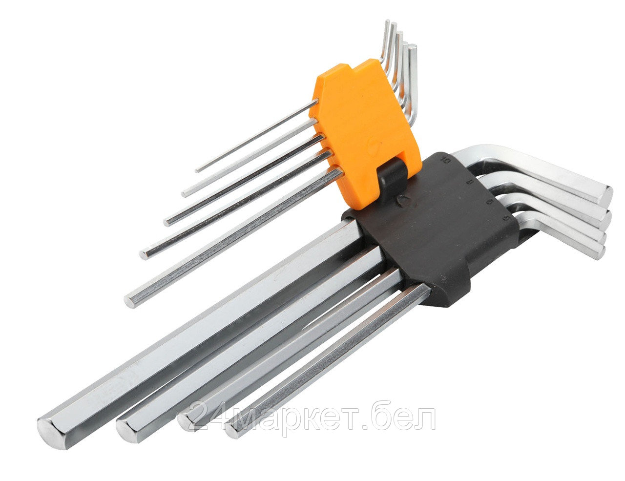 TOLSEN TT20049 TOLSEN Набор Г-образных шестигранников, 1,5-10 мм, длинные, 9 предметов