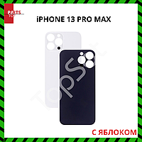 Задняя крышка iPhone 13 Pro Max Белый (стекло, широкий вырез под камеру, логотип)