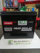 Автомобильный аккумулятор Patron Asia L 45Ah 360A (PB45-360LAC)