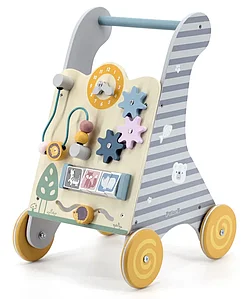 Детские ходунки Viga Toys PolarB Каталка с бизибордом, 44028