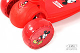 Детский самокат RiverToys HB-103 (красный MM) Складной, фото 4