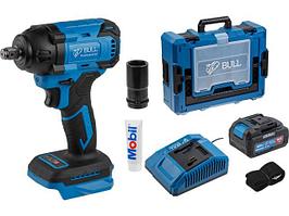 Аккум. ударный гайковерт BULL SC 1804 Xcase XLTpro БЕСЩЕТ., 18 В, 400 Н*м, 1/2", 1х4 А*ч, з/у 4 А (вес 2.0 кг)