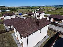 Черепица гибкая DÖCKE коллекция "ТЕТРИС" Коричневый, фото 3