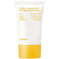 Осветляющий солнцезащитный крем Celimax Pore+Dark Spot Brightening Care Sunscreen SPF50+ PA++++. 50 мл
