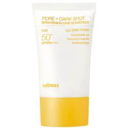 Осветляющий солнцезащитный крем Celimax Pore+Dark Spot Brightening Care Sunscreen SPF50+ PA++++. 50 мл