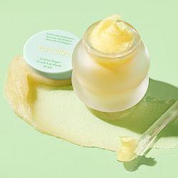 Несмываемая сахарная маска-скраб для губ Tocobo Lemon Sugar Scrub Lip Mask 20 мл