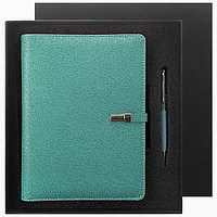 Набор подарочный ежедневник на кольцах А5 + ручка