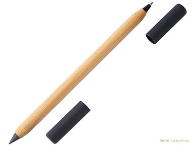 Вечный карандаш и ручка из бамбука Black bamboo