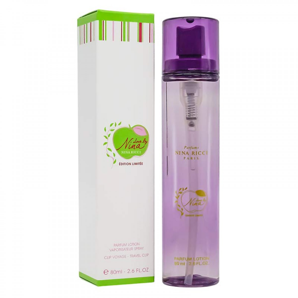 Туалетная вода Nina Ricci Love By Nina (зеленое яблоко) / 80 ml