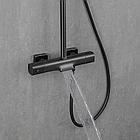 Душевая система с термостатом Gappo G2495-79 (оружейная сталь), фото 7
