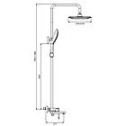 Душевая система Gappo G2448, хром, фото 2