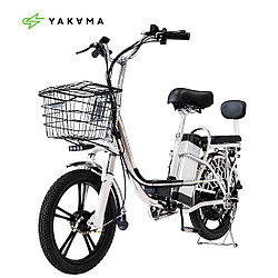 Электровелосипед Yakama S1 СЕРЕБРИСТЫЙ