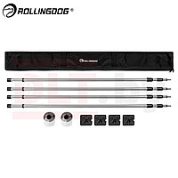 Набор распорных штанг для пылезащитного барьера Rollingdog 140-330см (7предметов), серия Professional,