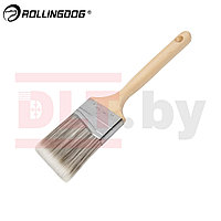 Кисть Rollingdog W1000 75мм, угловой срез, синтетика, серия Professional, арт.10199