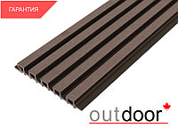 Панель универсальная ДПК Outdoor 3D 220*25*1000 мм. шлифованная мореный дуб