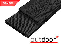 Террасная доска ДПК Outdoor 3D 150*20*1500 мм HAVANA/вельвет черная