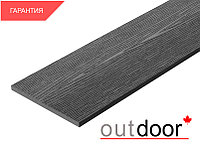 Доска ДПК Outdoor 130*9*4000 мм. полнотелая STORM BLACK черная омбре