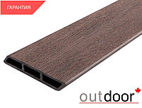 Доска Ромбус ДПК Outdoor 122*22*4000 мм. STORM BROWN коричневая микс