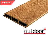Доска Ромбус ДПК Outdoor 122*22*3000 мм. STORM дуб