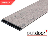Доска Ромбус ДПК Outdoor 122*22*3000 мм. STORM GREY серая микс