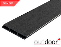 Доска Ромбус ДПК Outdoor 122*22*3000 мм. STORM BLACK черная
