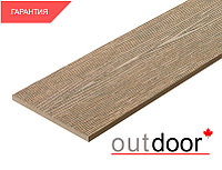Доска ДПК Outdoor 130*9*4000 мм. полнотелая STORM дуб