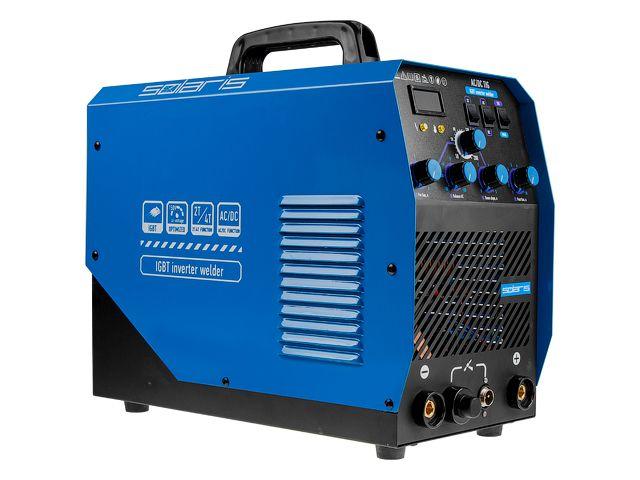 Инверторный аппарат аргонодуговой сварки SOLARIS TIG-220 AC/DC (AC/DC TIG, HF, MMA, 200 A, 150 В-240 В) -