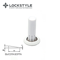 Дверной ограничитель магнитный, скрытый LOCKSTYLE модель STOPPINO Mod. 2 WHITE (белый),7 мм