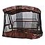 Тент крыша с противомоскитной сеткой для садовых качелей Ранго бордовый, фото 2