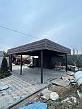 НАВЕС С ПЛОСКОЙ КРЫШЕЙ(СКАНДИНАВСКИЙ), фото 7