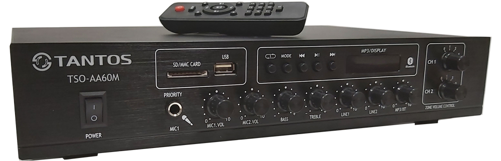 Усилитель трансляционный Tantos TSo-AA60M, фото 1