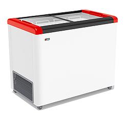 Морозильный ларь FROSTOR (Gellar) FG 350 C прямое стекло 3 корзины 310 л (Б/У)