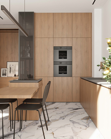 Керамогранит мрамор матовый Calacatta Gold 600x1200x10 тонущие чернила