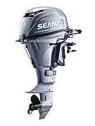 Лодочный мотор 4T Seanovo SNBF 15 HS Enduro 362см3 карбюратор + выпрямитель 12в