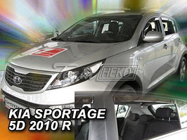 Ветровики вставные для Kia Sportage III (2010-2015) / Киа Спортейдж [20148] (HEKO)