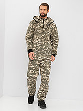 Костюм летний HUNTSMAN Антигнус Эконом цв.Св.пиксель128/2 тк.Смесовая Рип-Стоп
