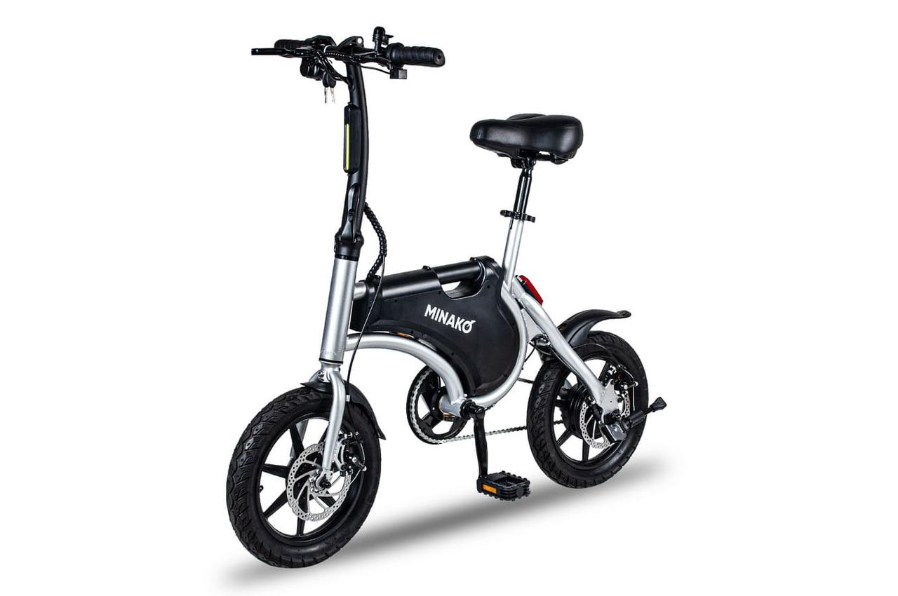 Электровелосипед Minako Smart 10 Ah (серый)