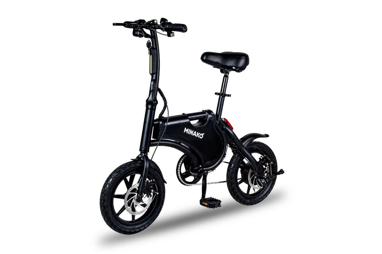 Электровелосипед Minako Smart 10 Ah (чёрный)