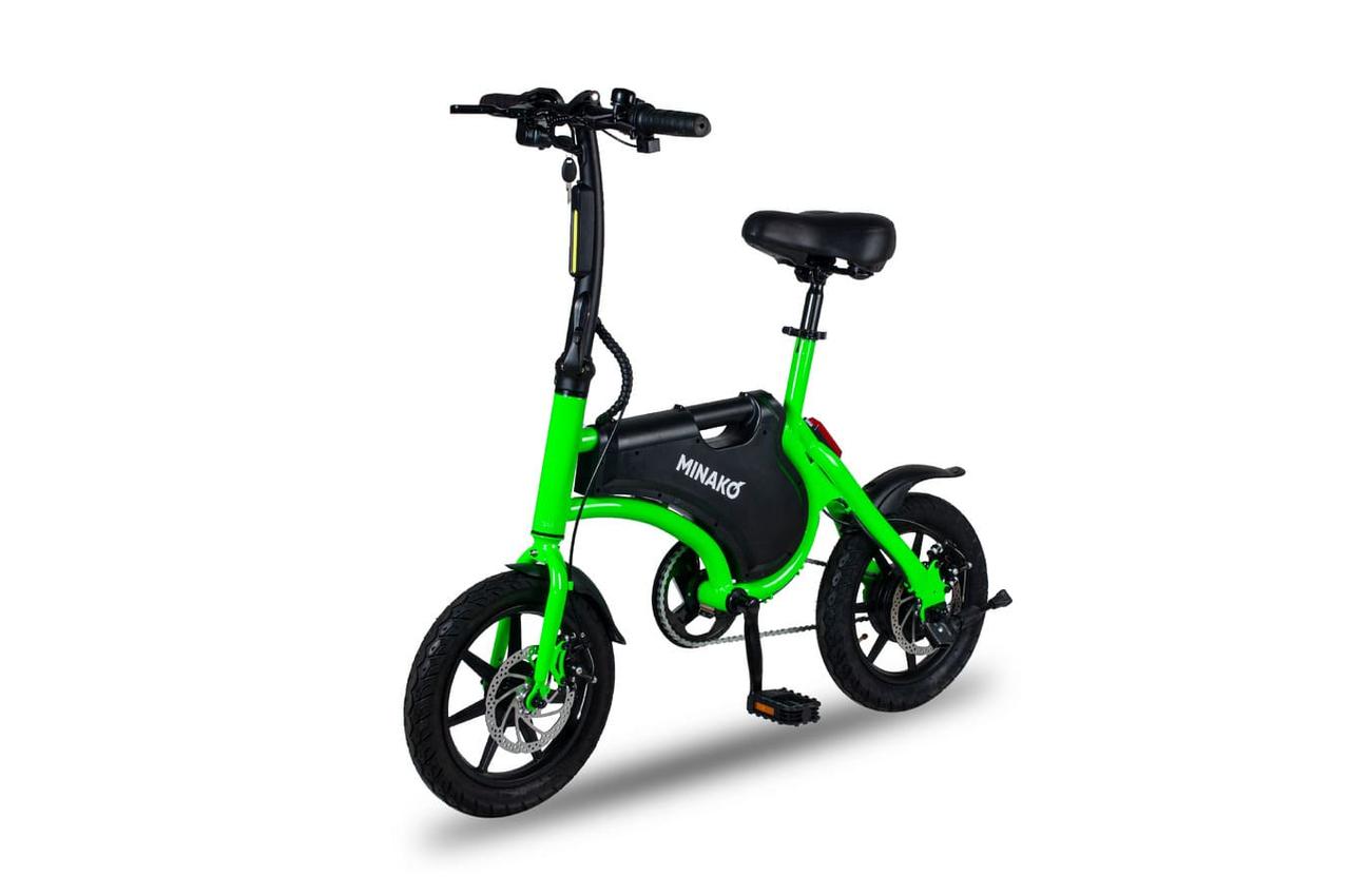 Электровелосипед Minako Smart 10 Ah (салатовый)