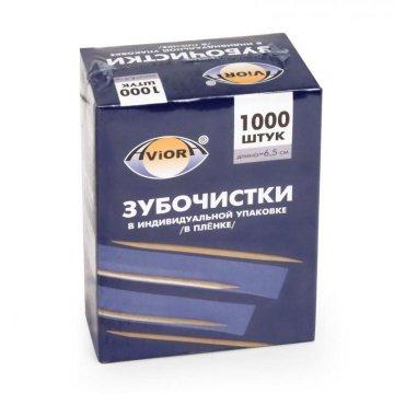 Зубочистки бамбуковые  в инд.упак. в пленке