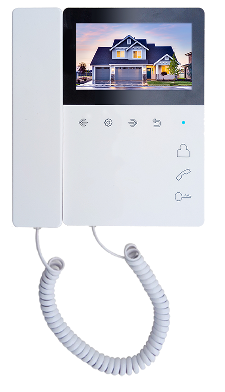 Видеодомофон Tantos Elly с трубкой белый