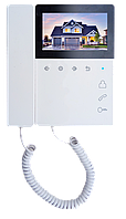 Видеодомофон Tantos Elly с трубкой белый