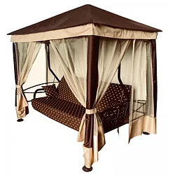 Садовые качели шатер Сиеста (нагрузка до 380 кг)