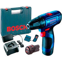 Дрель-шуруповерт Bosch GSR 120-LI Professional 06019G8002 (с 2-мя АКБ, кейс, оснастка)