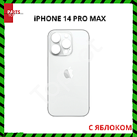 Задняя крышка iPhone 14 Pro Max Белый (стекло, широкий вырез под камеру, логотип)
