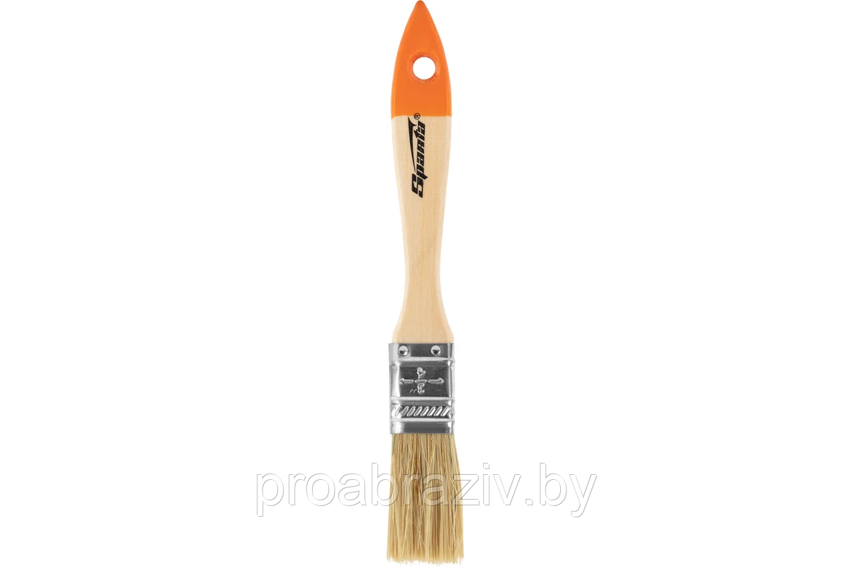 Кисть плоская Slimline 3/4" (20 мм) Sparta натуральная щетина деревянная ручка