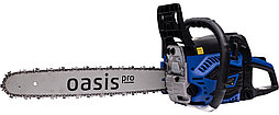 Бензиновая цепная пила Oasis GS-5618 Pro, двигатель 56 куб.см, 2,8 кВт / 3,8 л.с., 18"/45 см, .325", 1,5 мм,