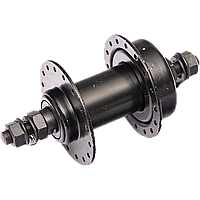 Втулка передняя FR-38F, сталь, 32отв, с гайкой, под диск, 3/8X14GX32H, ED FINISH, черная